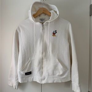 VINTAGE AUTHENTIC 1990s Walt Disney World Mickey Mouse Zip Up Hoodie